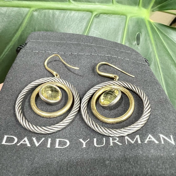 ❤️David Yurman Mobile Earrings with 18K - Picture 1 of 9